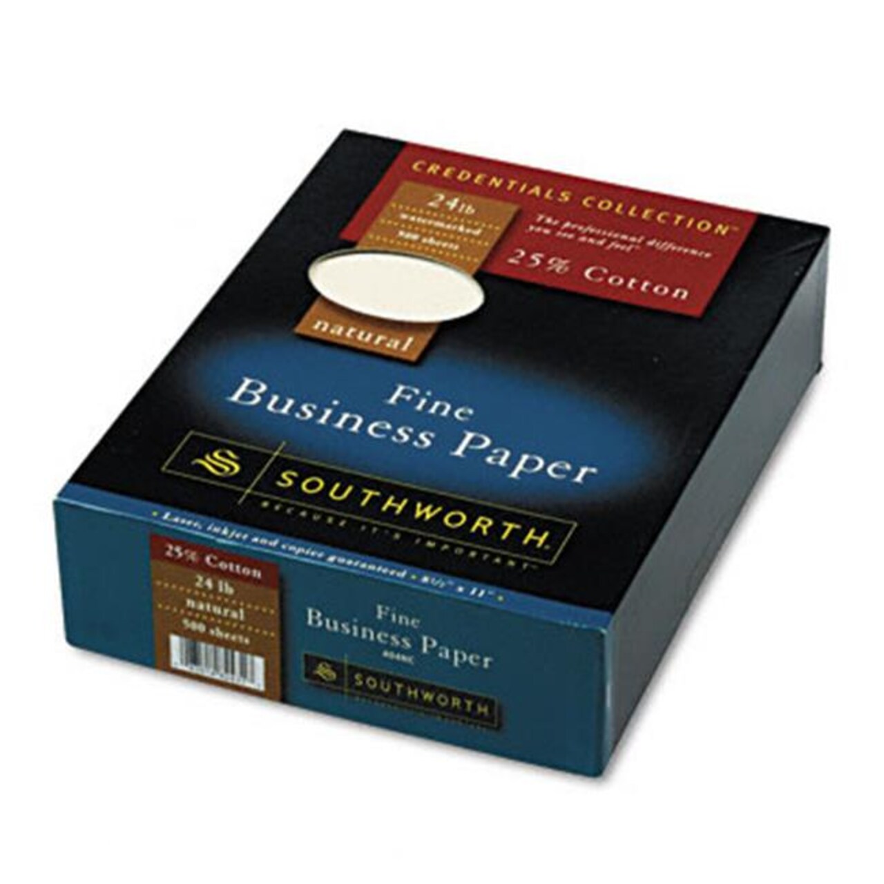 Southworth Credentials Fine Business Paper Natural 24lb Letter 500 Sheets per Box